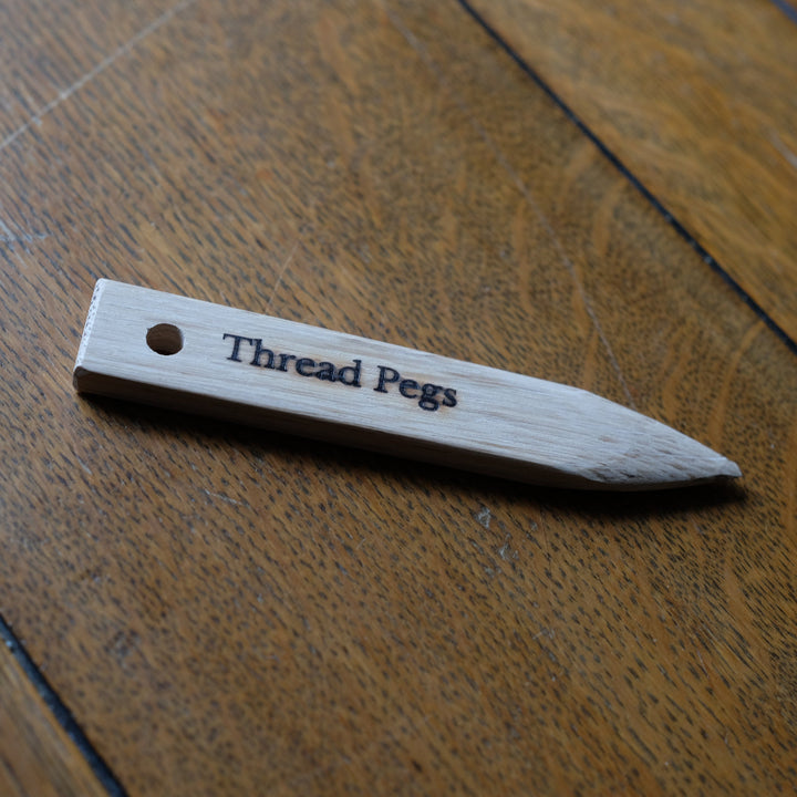 Thread Pegs Wooden Point Turner