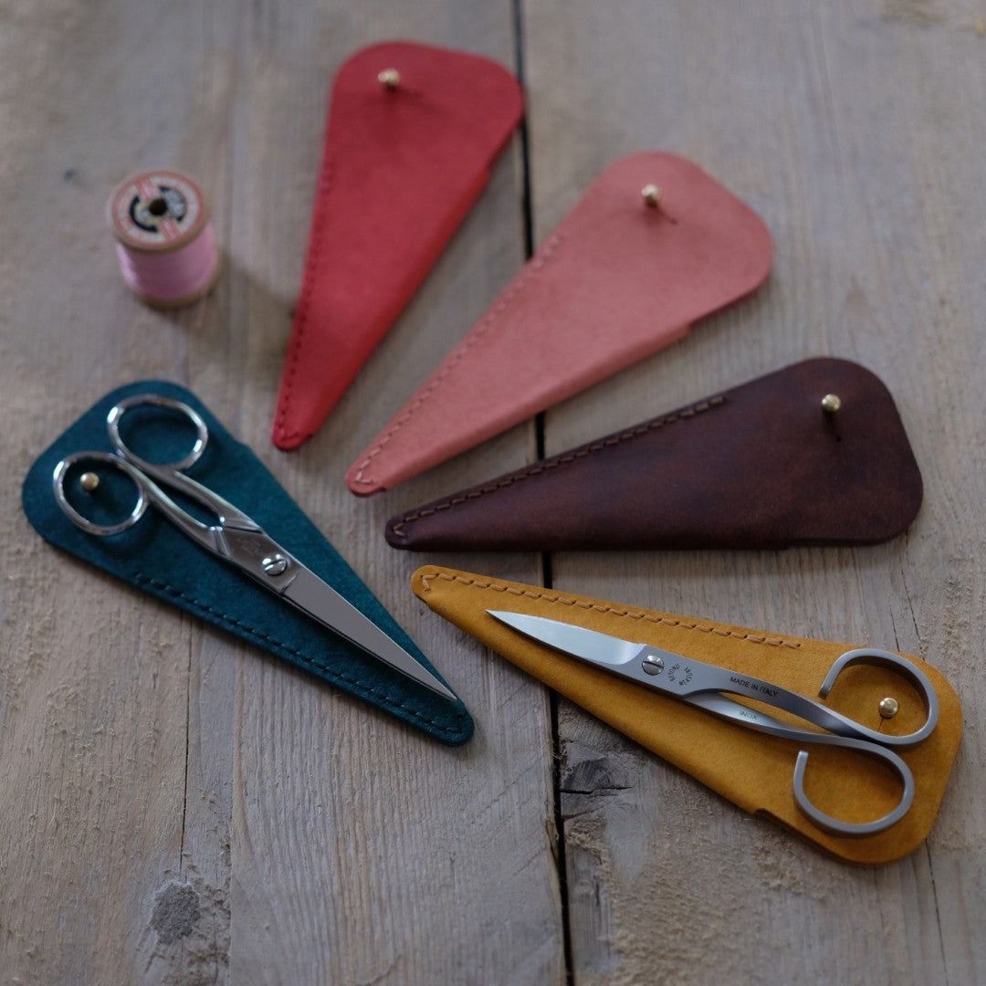 Leather Scissor Case for 5 to 6 inch scissors - new size!