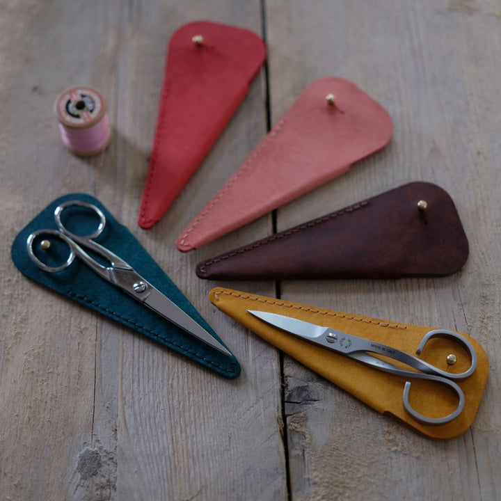 Leather Scissor Case for 5 to 6 inch scissors - new size!