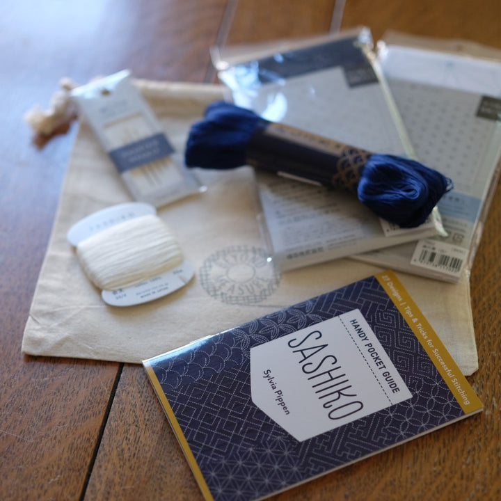 Sashiko Starter Gift Set in bag