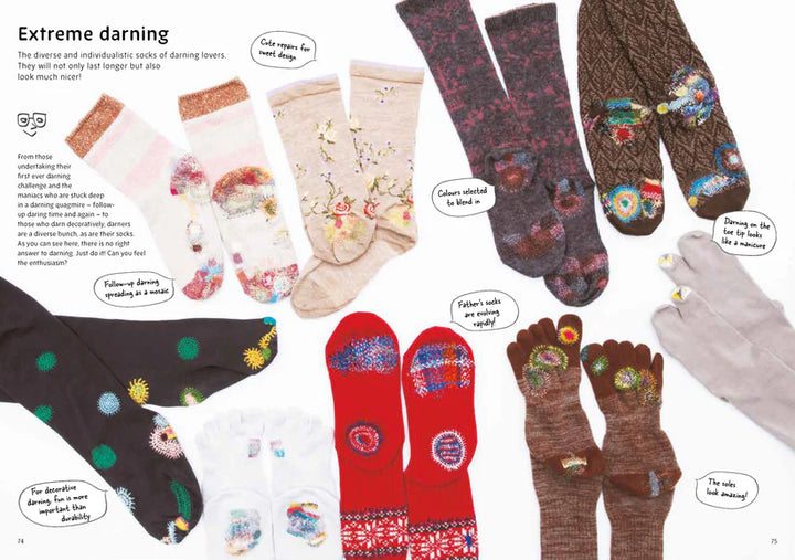 Darning Socks - Innovative Repair Techniques by Hikaru Noguchi