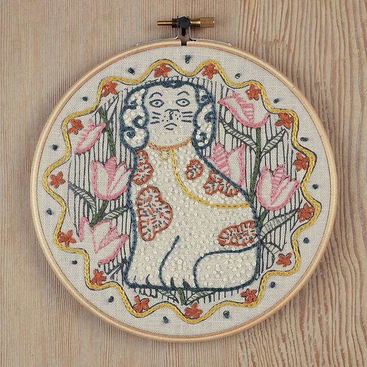 Jill Pargeter Embroidery Kit - Dog