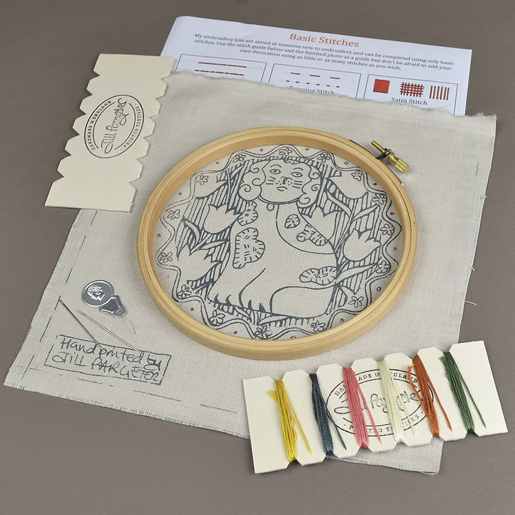 Jill Pargeter Embroidery Kit - Dog