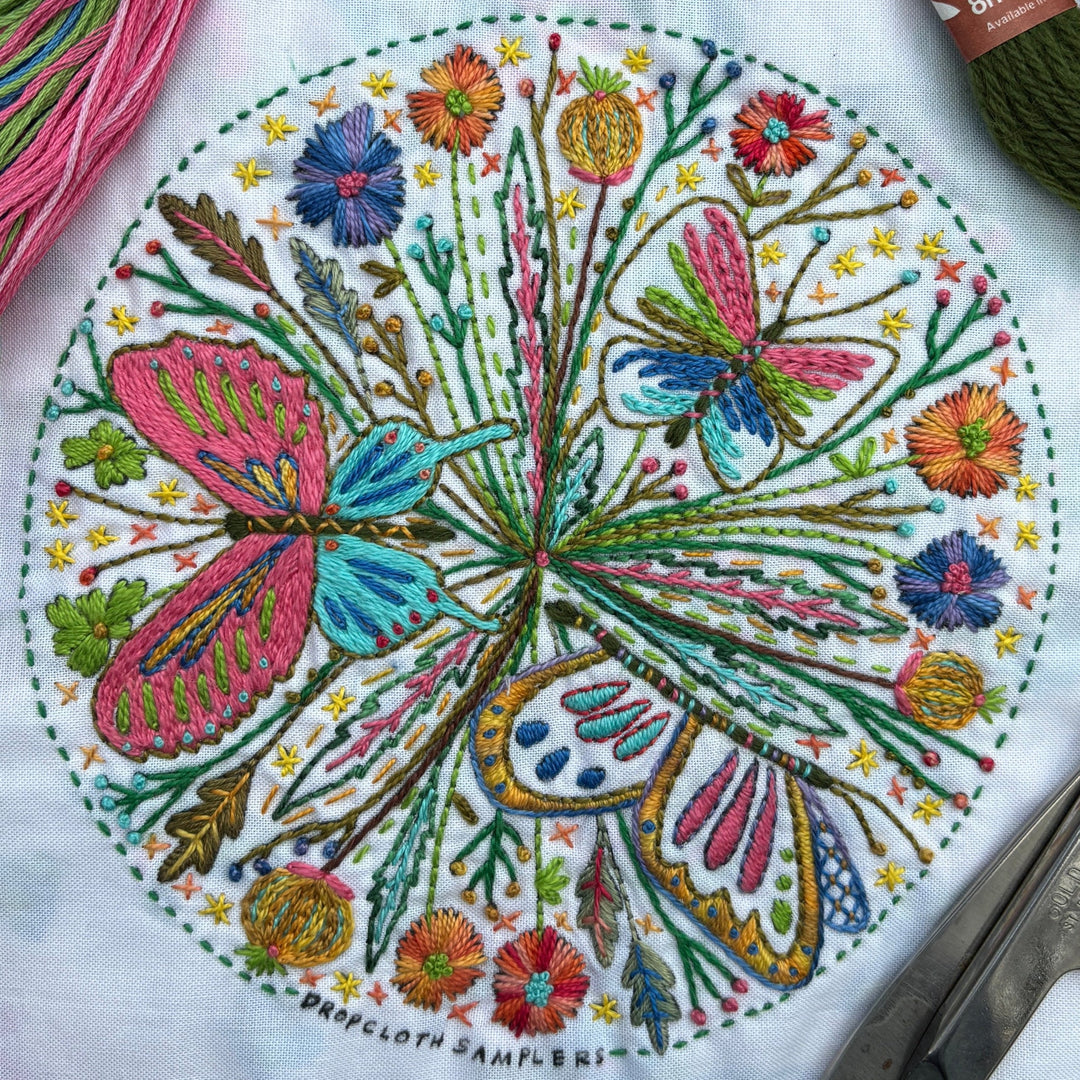 Sampler Cloth Dropcloth Samplers | Embroidered Samplers Uk | Beyond Measure