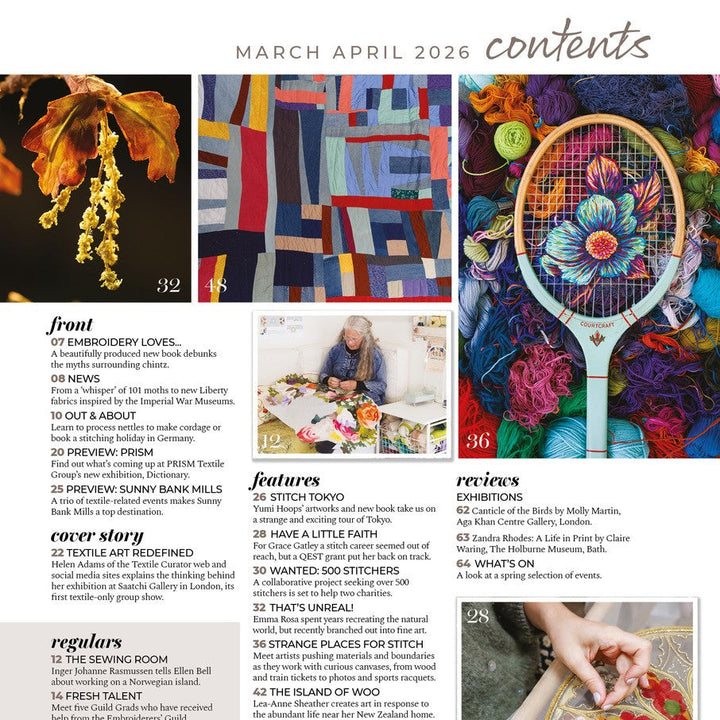 Embroidery Magazine March/April 2026