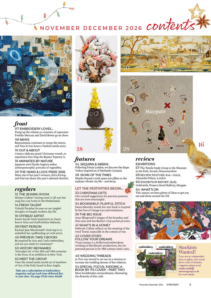 Embroidery Magazine Nov/Dec 2026