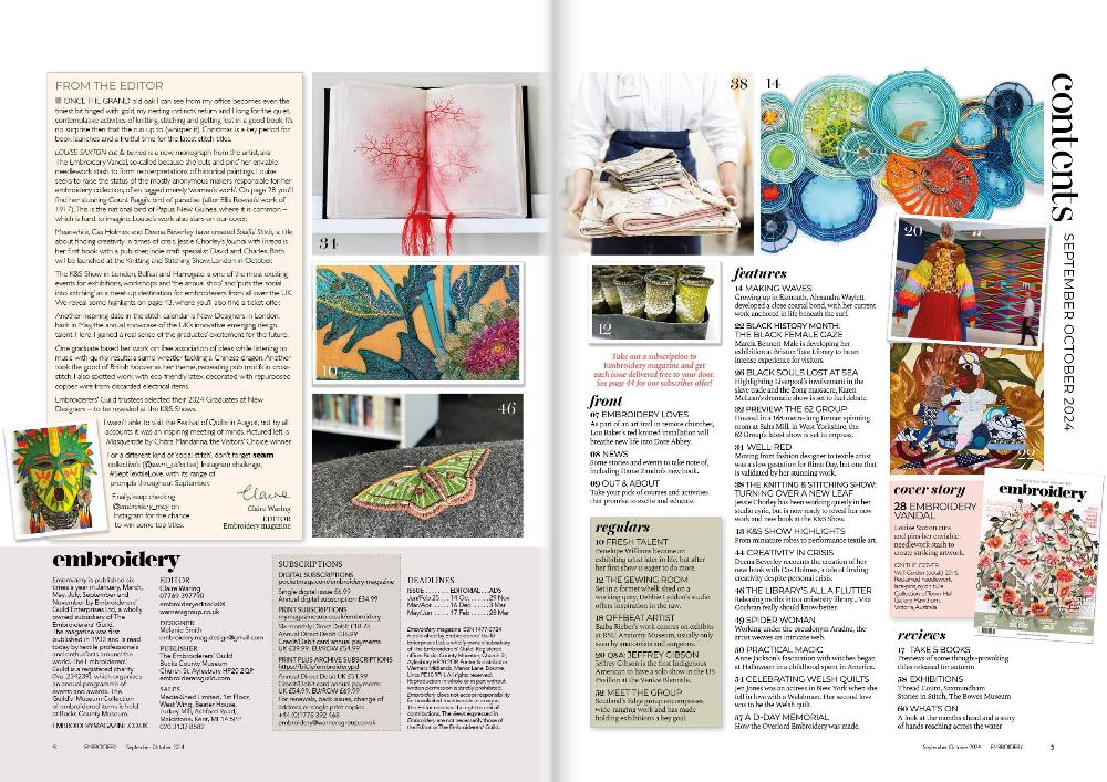 Embroidery Magazine Sept/Oct 24