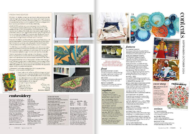 Embroidery Magazine Sept/Oct 24