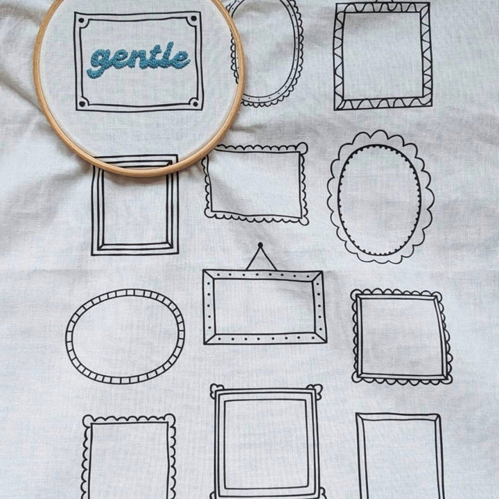 'Frames' Printed Fabric Panel