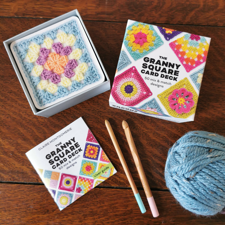 The Granny Square Card Deck by Claire Montgomerie