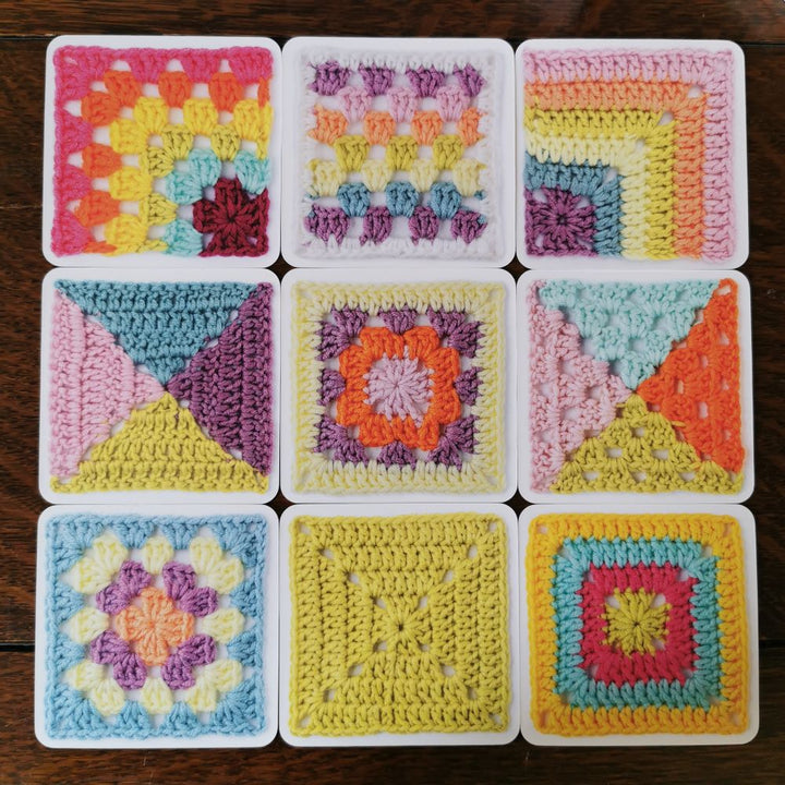 The Granny Square Card Deck by Claire Montgomerie