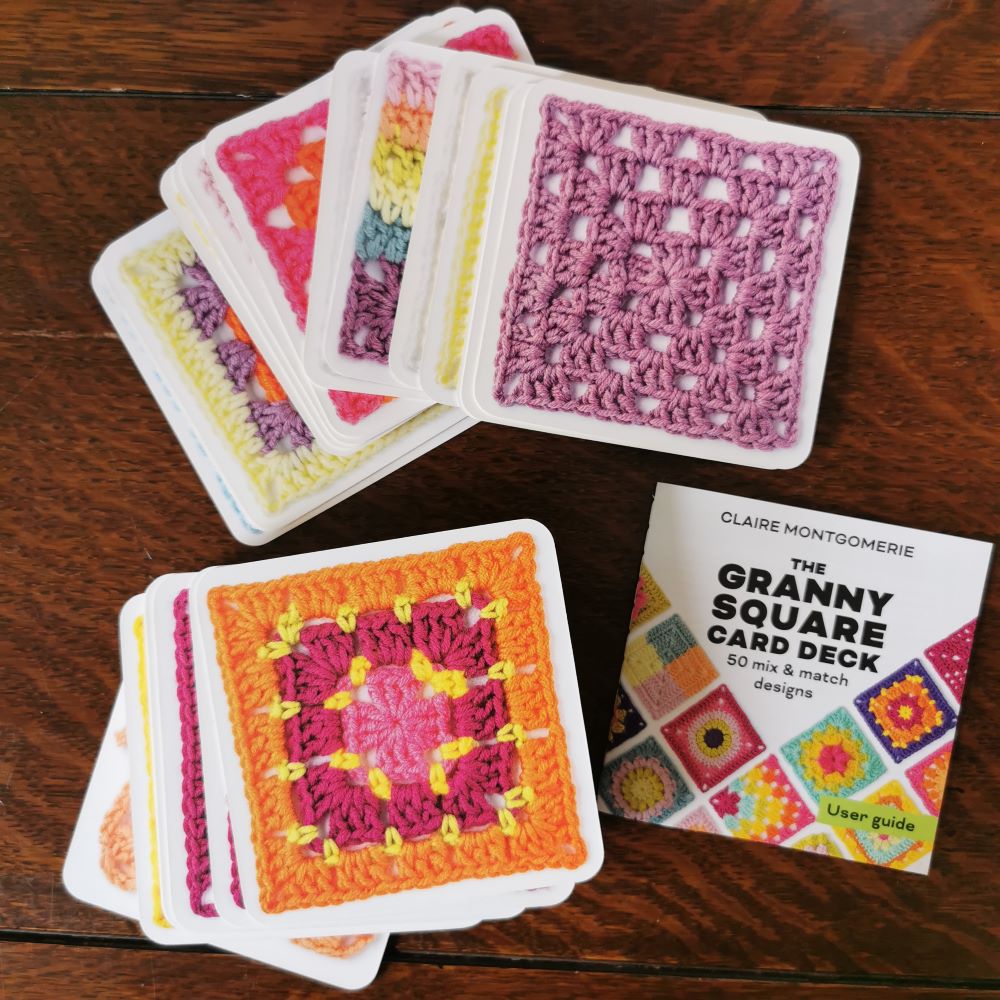 The Granny Square Card Deck by Claire Montgomerie