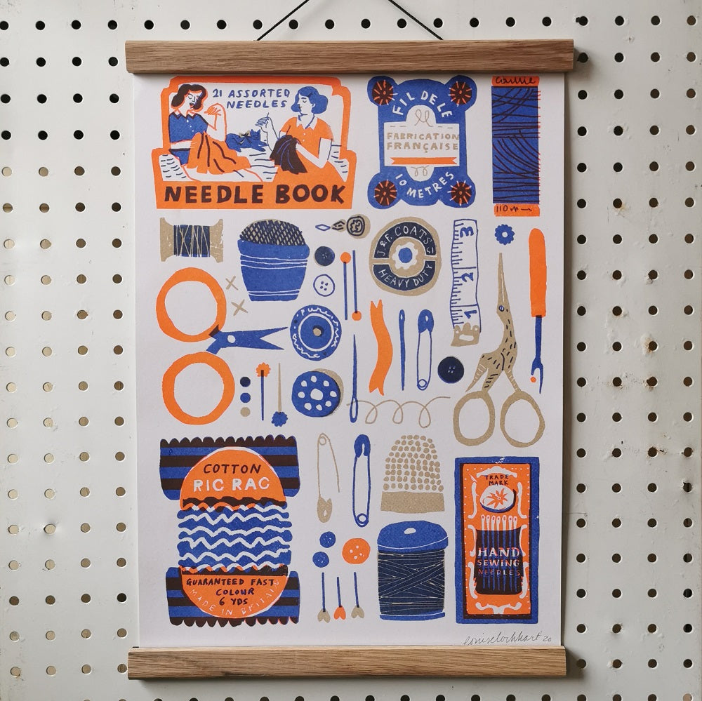 The Printed Peanut Sewing Print