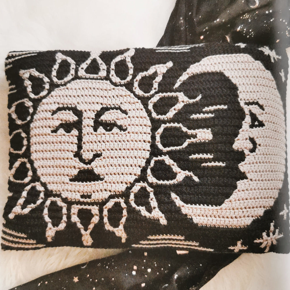 Dark & Dramatic Mosiac Crochet by Alexis Sixel