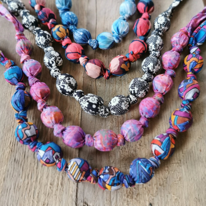 Hippystitch Fabric Necklaces