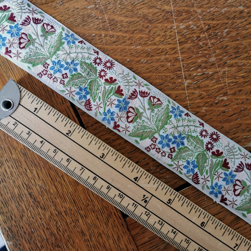 Kafka Flower Dream Ribbon 40mm wide - per 50cm length