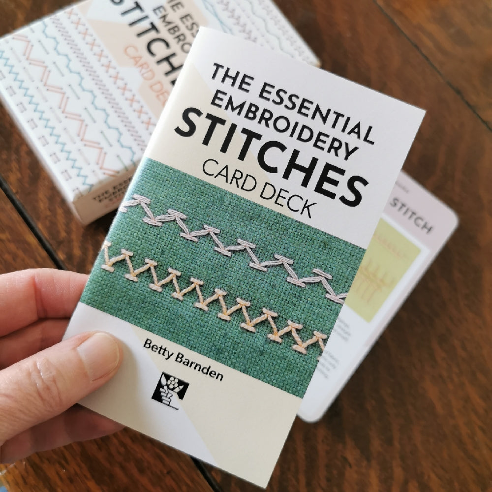 The Essential Embroidery Stitches Card Deck - Betty Barnden