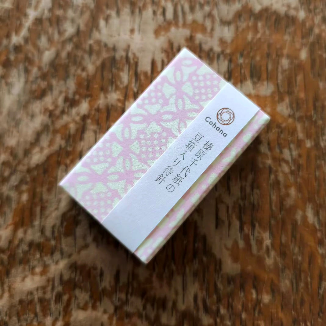 Cohana Sakura 2025  - Sewing Pins in Haibara Chiyogami Mini Box