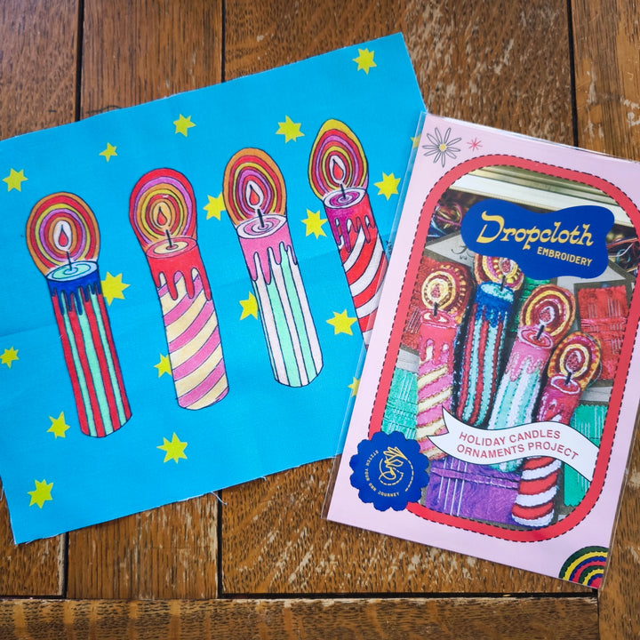 Dropcloth Sampler - Candle Ornaments