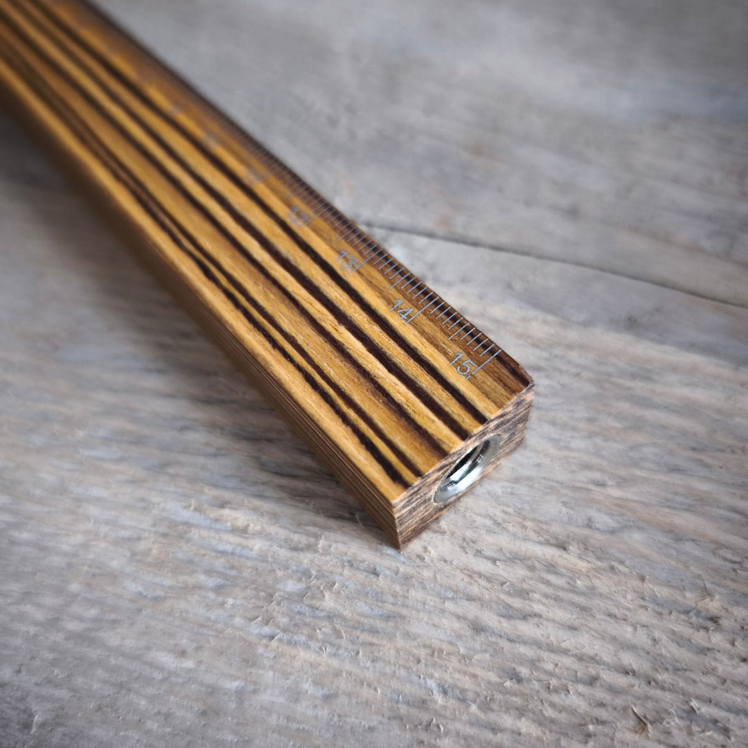 E+M Holz Duo ruler/sharpener
