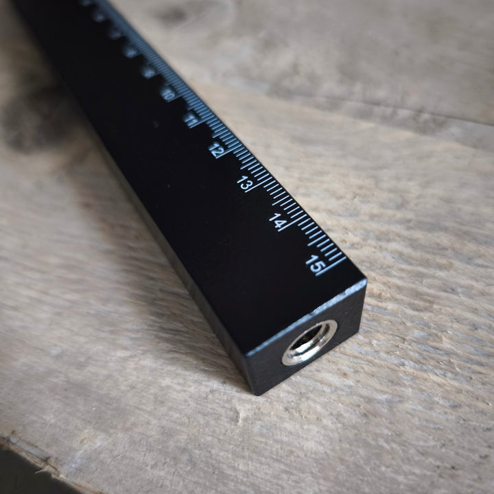 E+M Holz Duo ruler/sharpener