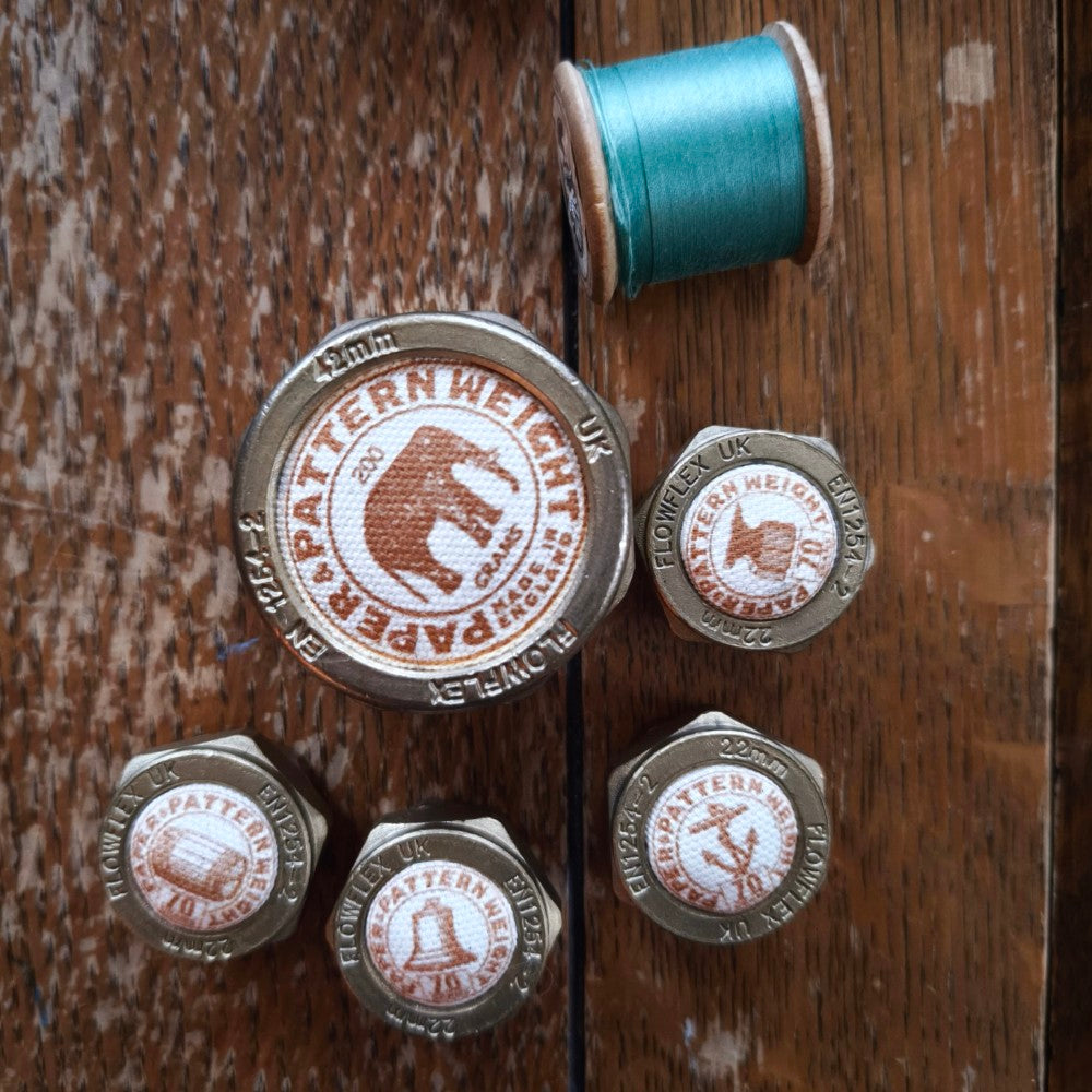 The Industrious Maker - Deluxe Set of 5 Pattern Weights