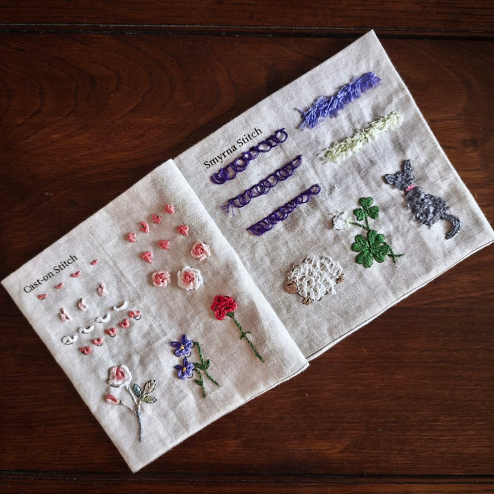 Tulip Embroidery Sampler Book - 3D Stitches