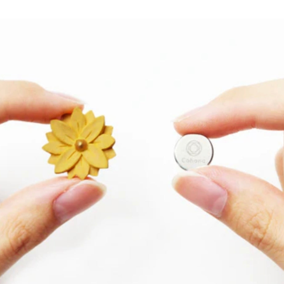 Cohana Wooden Needle Minder - Fukujuso Flower