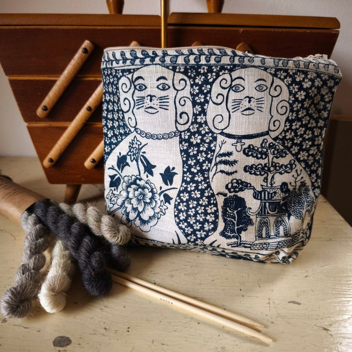 Jill Pargeter Linen Zip Pouch