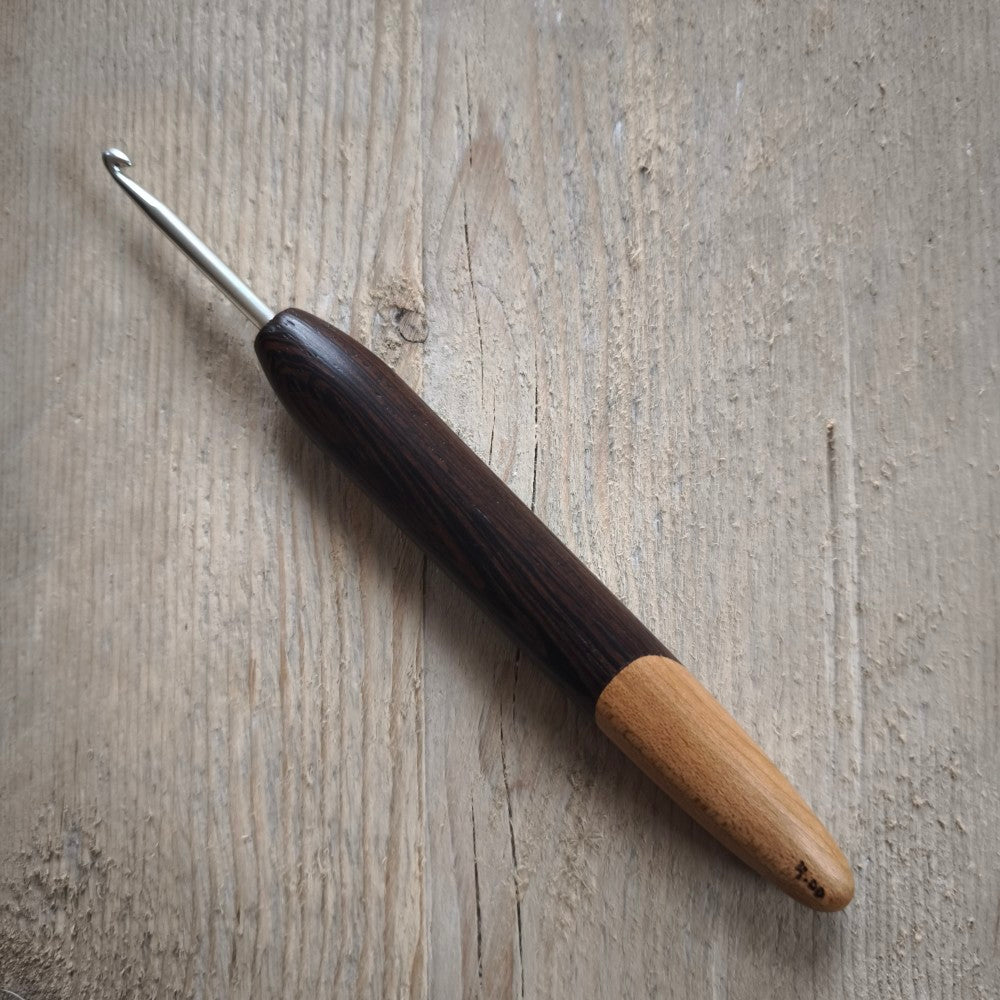 Knitbrooks Handmade Crochet Hook - 2 woods