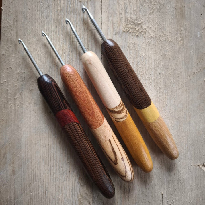 Knitbrooks Handmade Crochet Hook - 3 woods