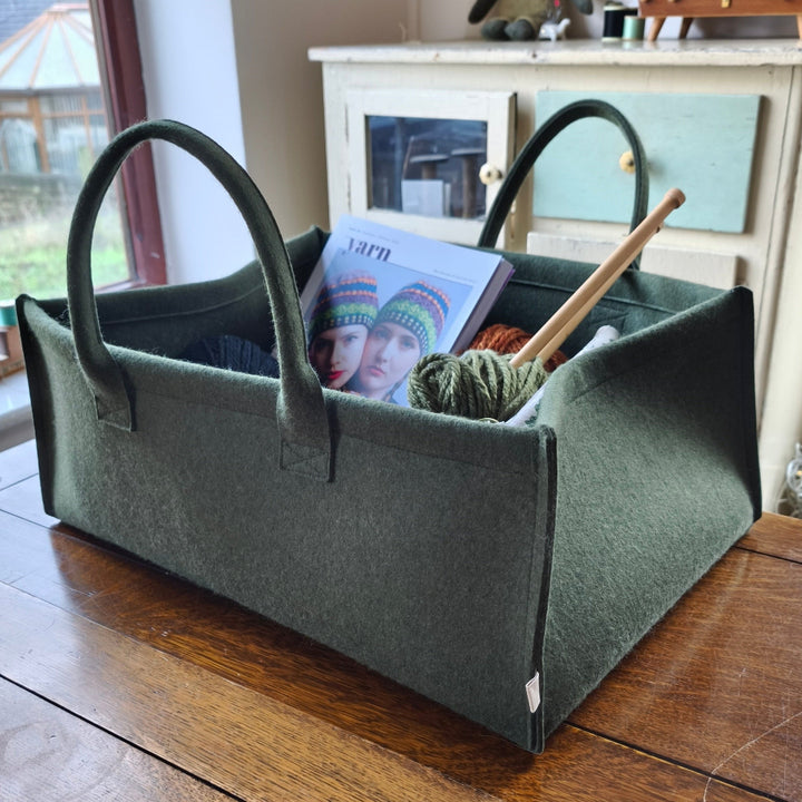 Giant Wool Felt Storage Basket