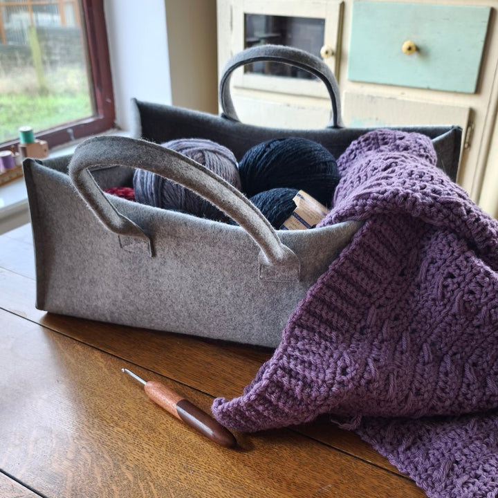 Giant Wool Felt Storage Basket
