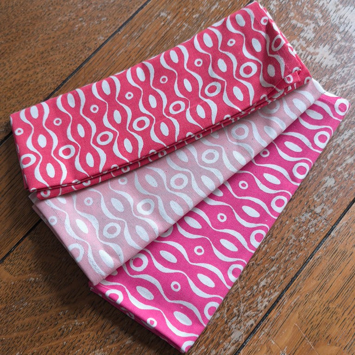 Cambridge Imprint Pack of 3 Cotton Tea Towels