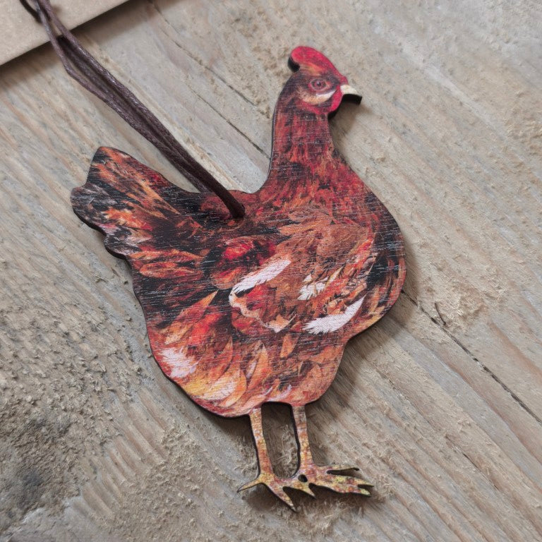 Nature Wooden Decoration by Clare O'Neill