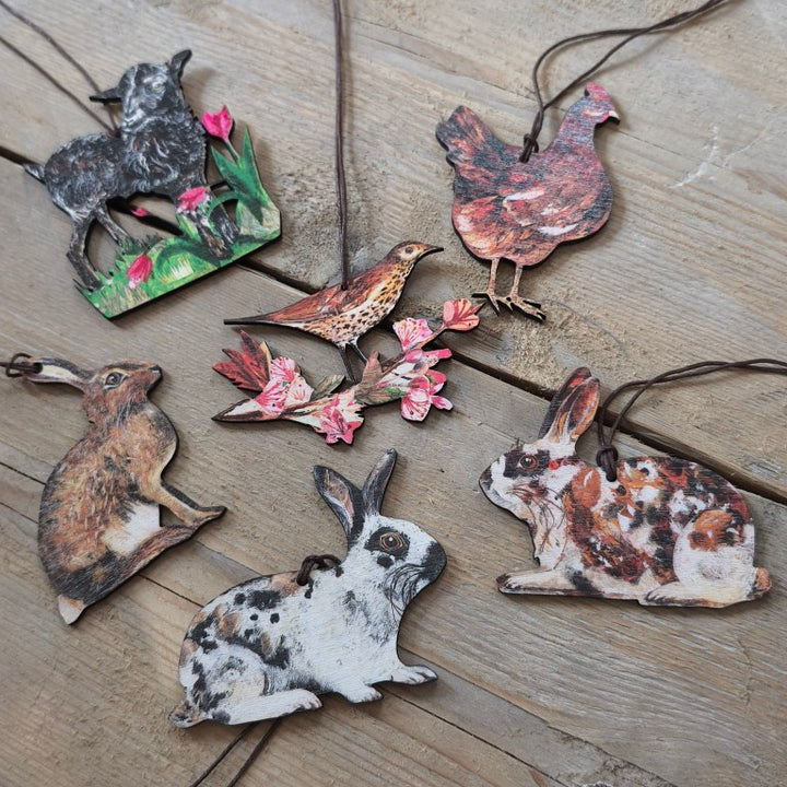 Nature Wooden Decoration by Clare O'Neill
