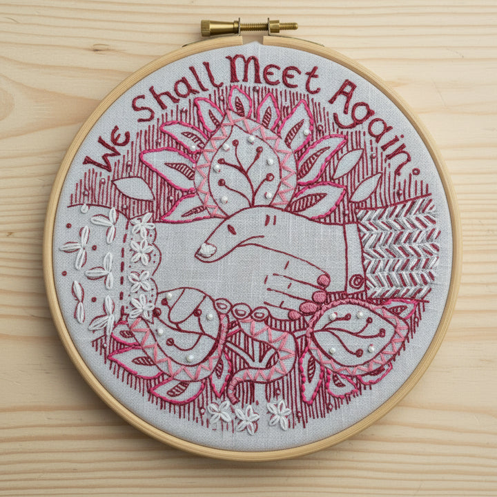 Jill Pargeter Embroidery Kit - Meet Again