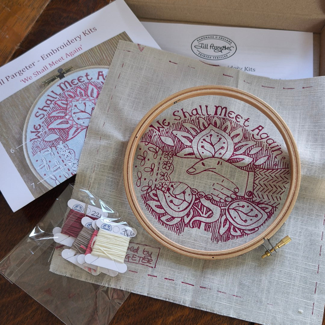 Jill Pargeter Embroidery Kit - Meet Again