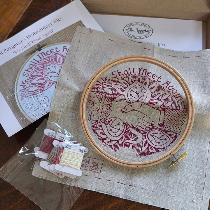 Jill Pargeter Embroidery Kit - Meet Again