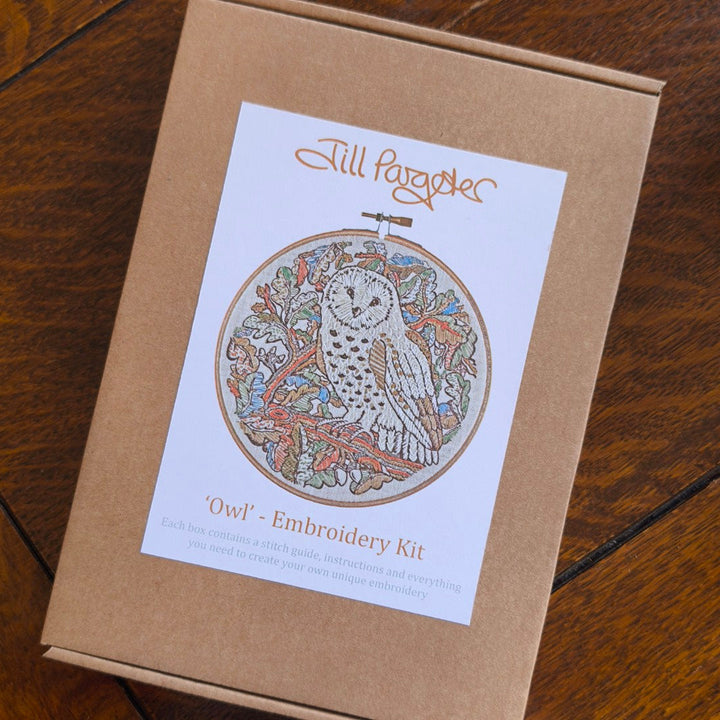 Jill Pargeter Embroidery Kit - Owl