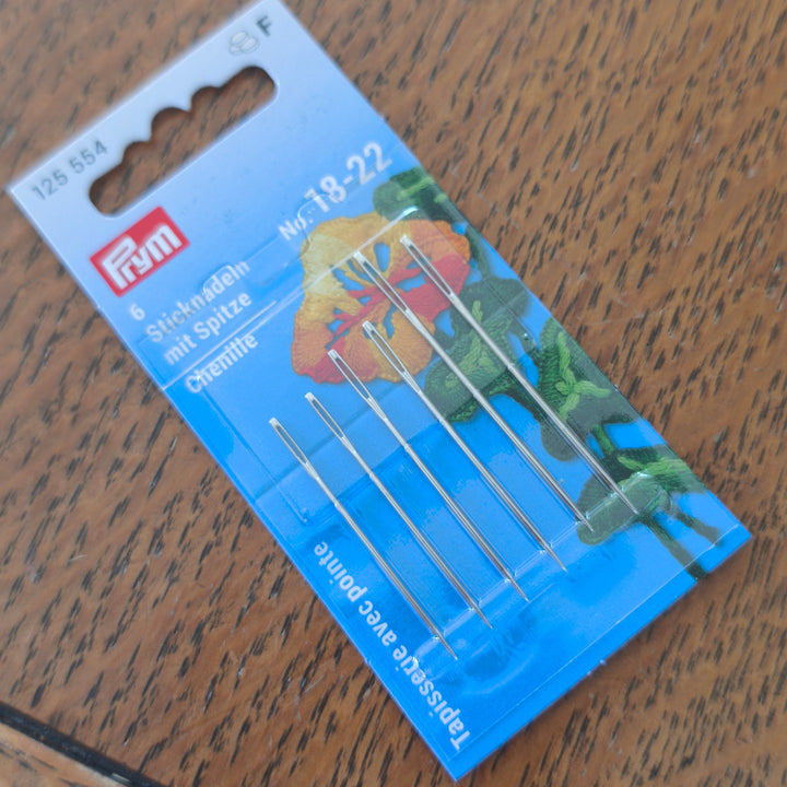 Prym Chenille Needles 18 - 22