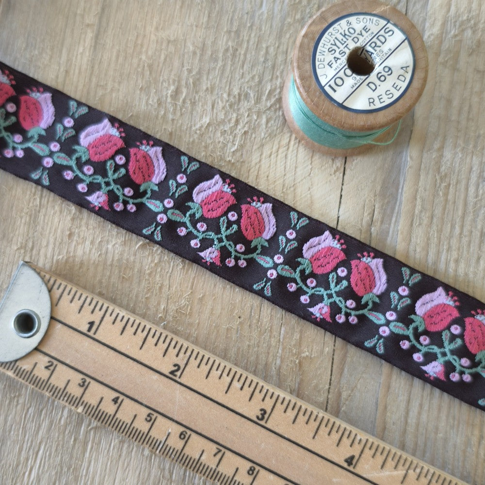 Kafka Campanula Ribbon 30mm wide - per 50cm length