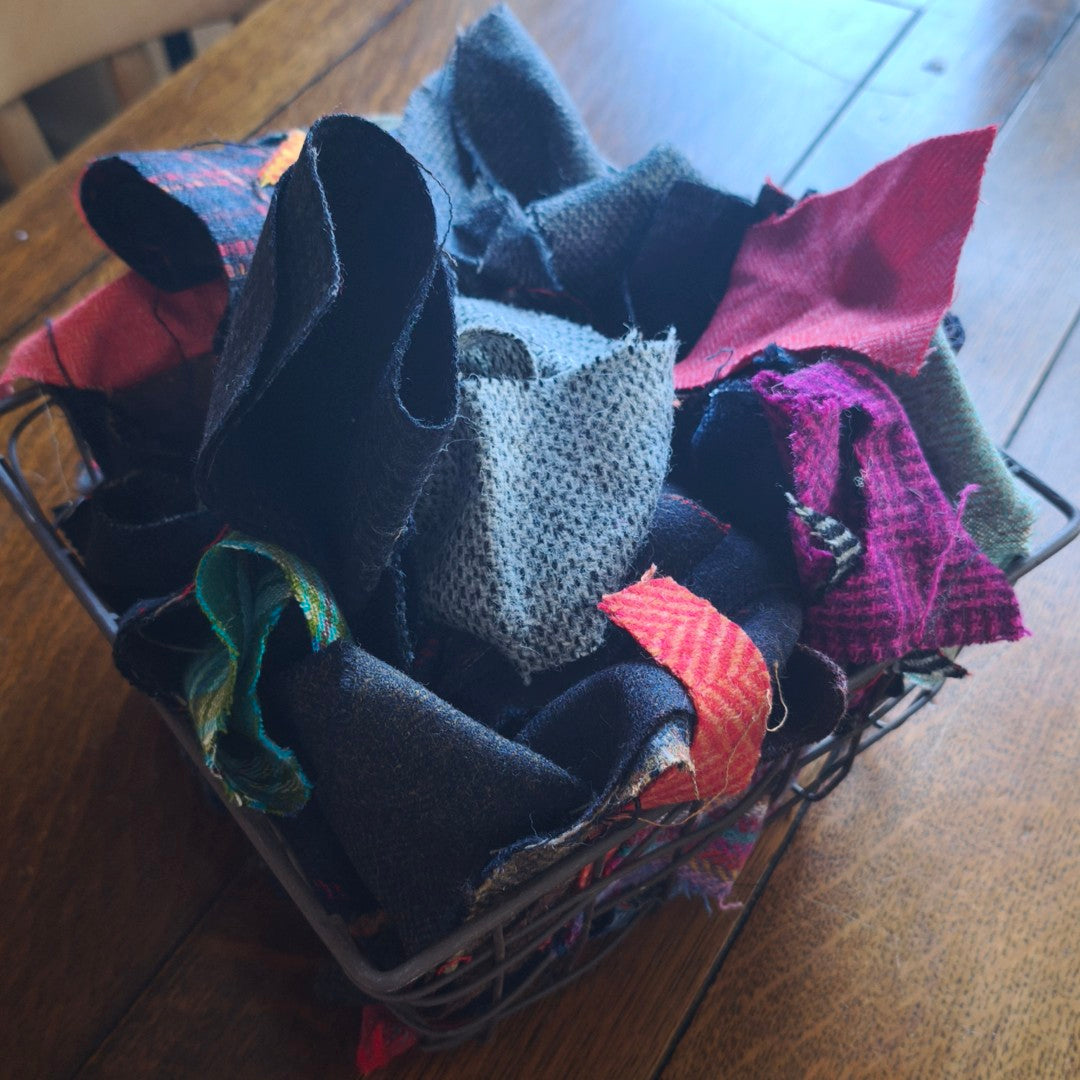 Wool Tweed Scrap Bag 500g