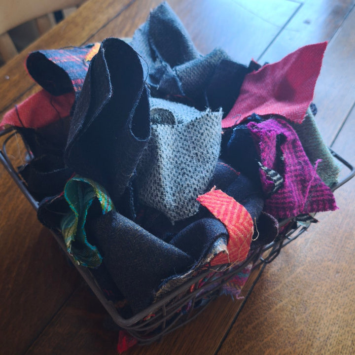 Wool Tweed Scrap Bag 500g