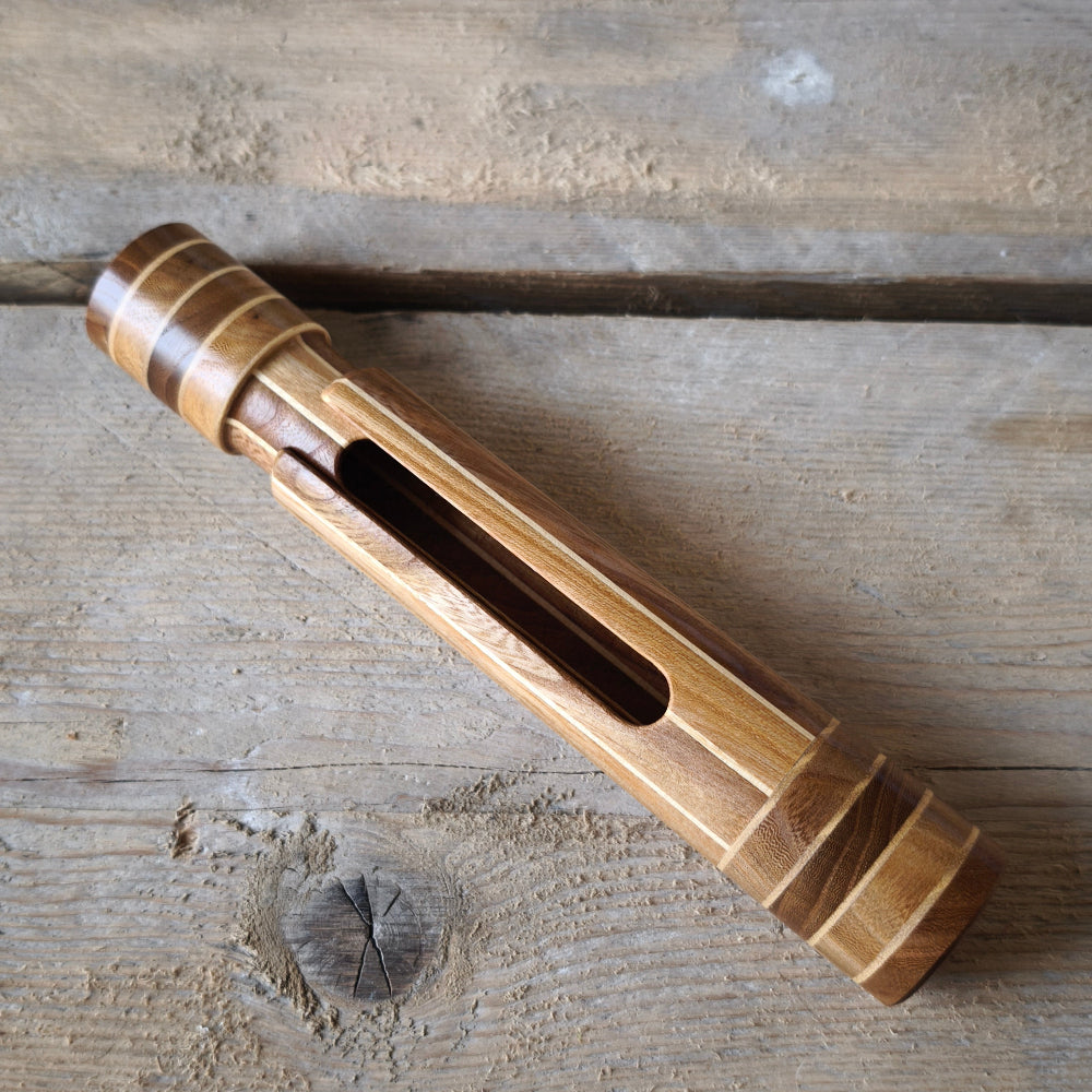 Wooden knitting case for double pointed needles