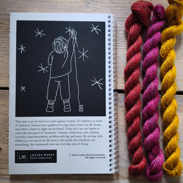 Festive Hand Sewing by Louisa Owen Sonstroem