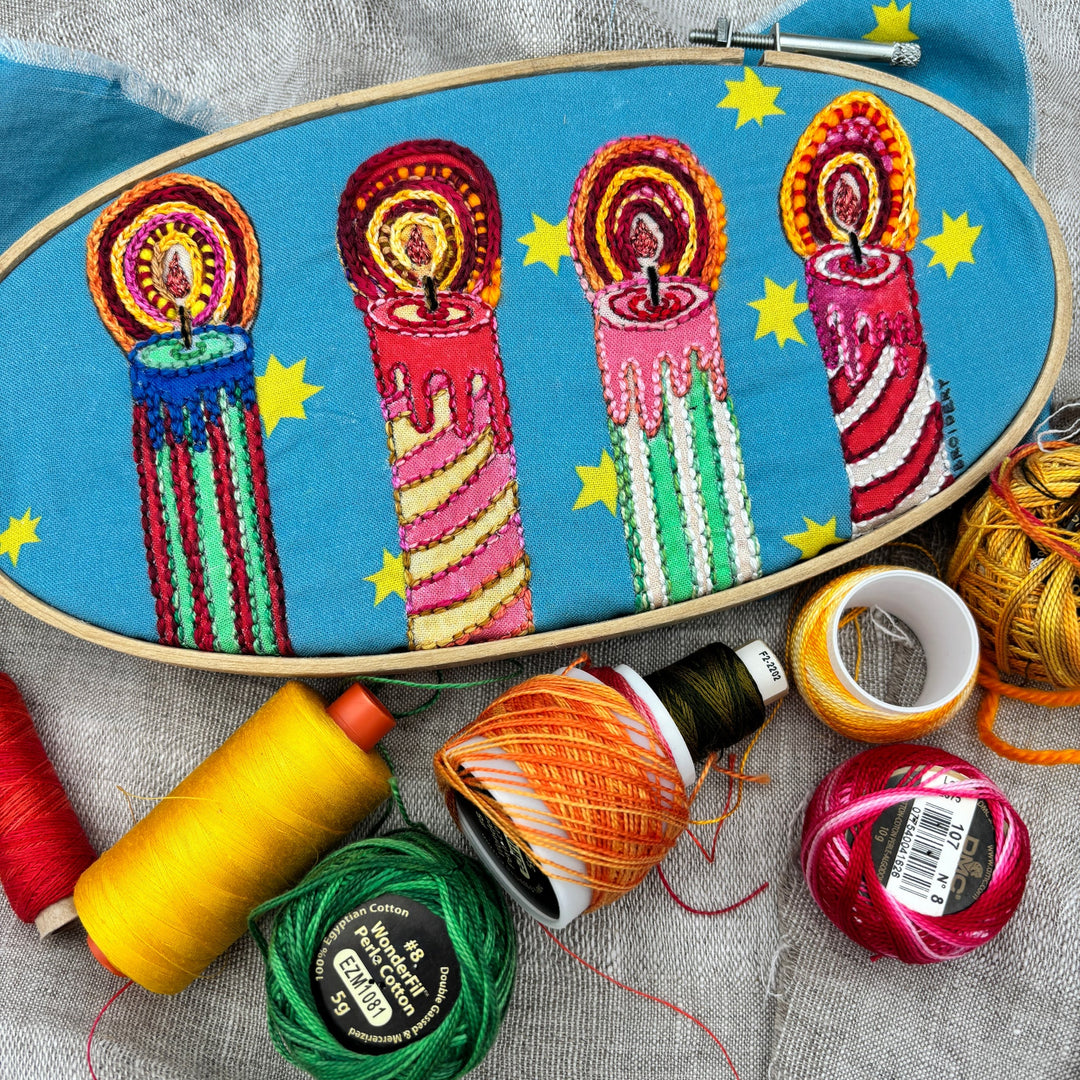 Dropcloth Sampler - Candle Ornaments