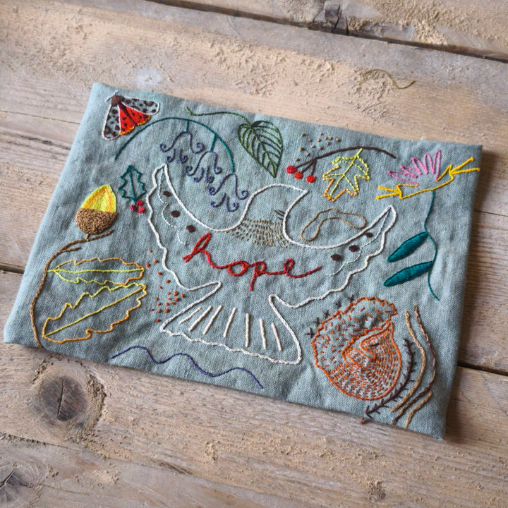Hope Embroidery Kit designed by Ginger Becky