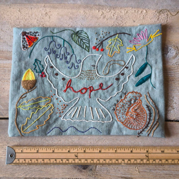 Hope Embroidery Kit designed by Ginger Becky