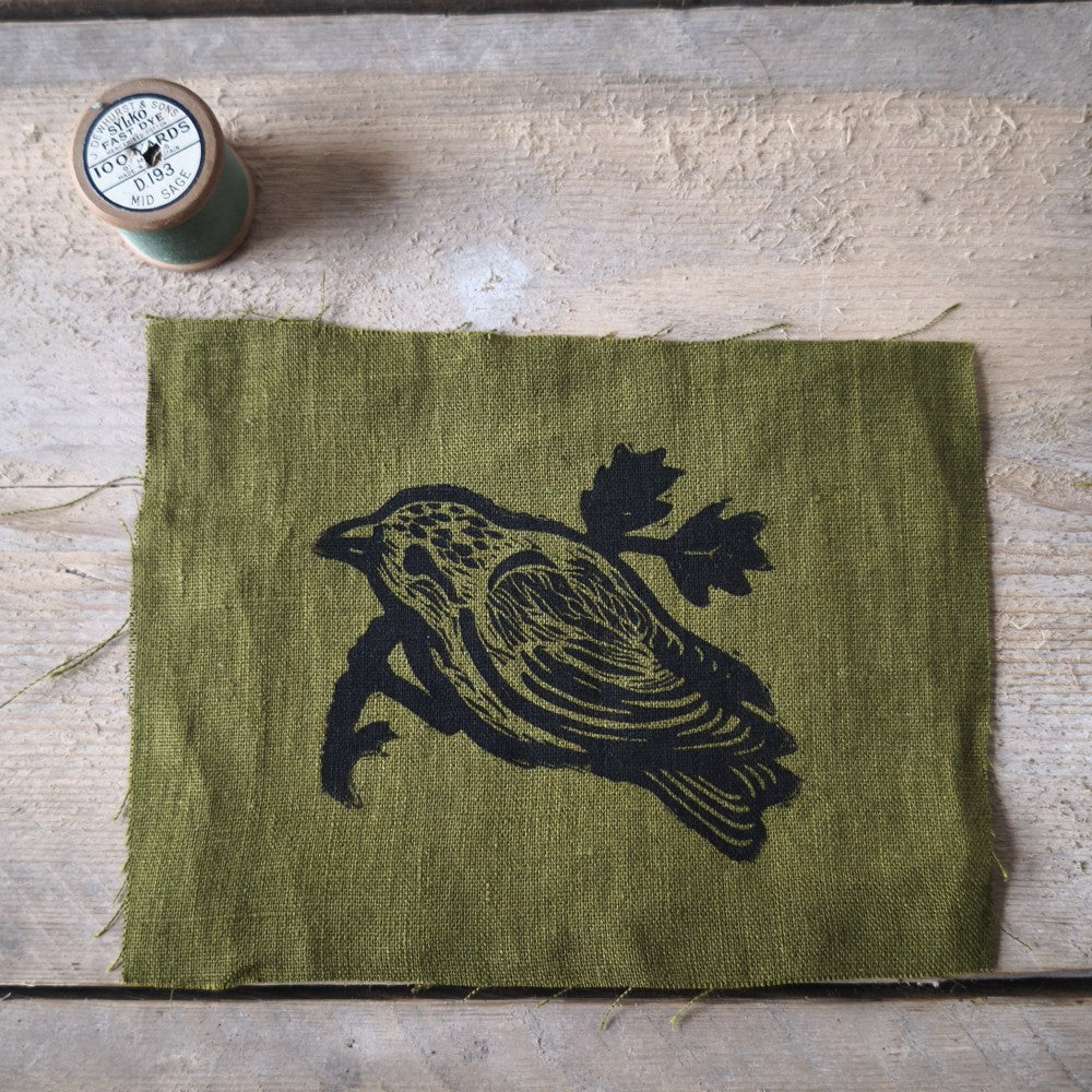 Rosanna Morris Hand Printed Linen Patches